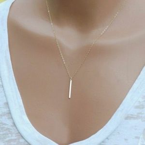 Dainty Bar Necklace